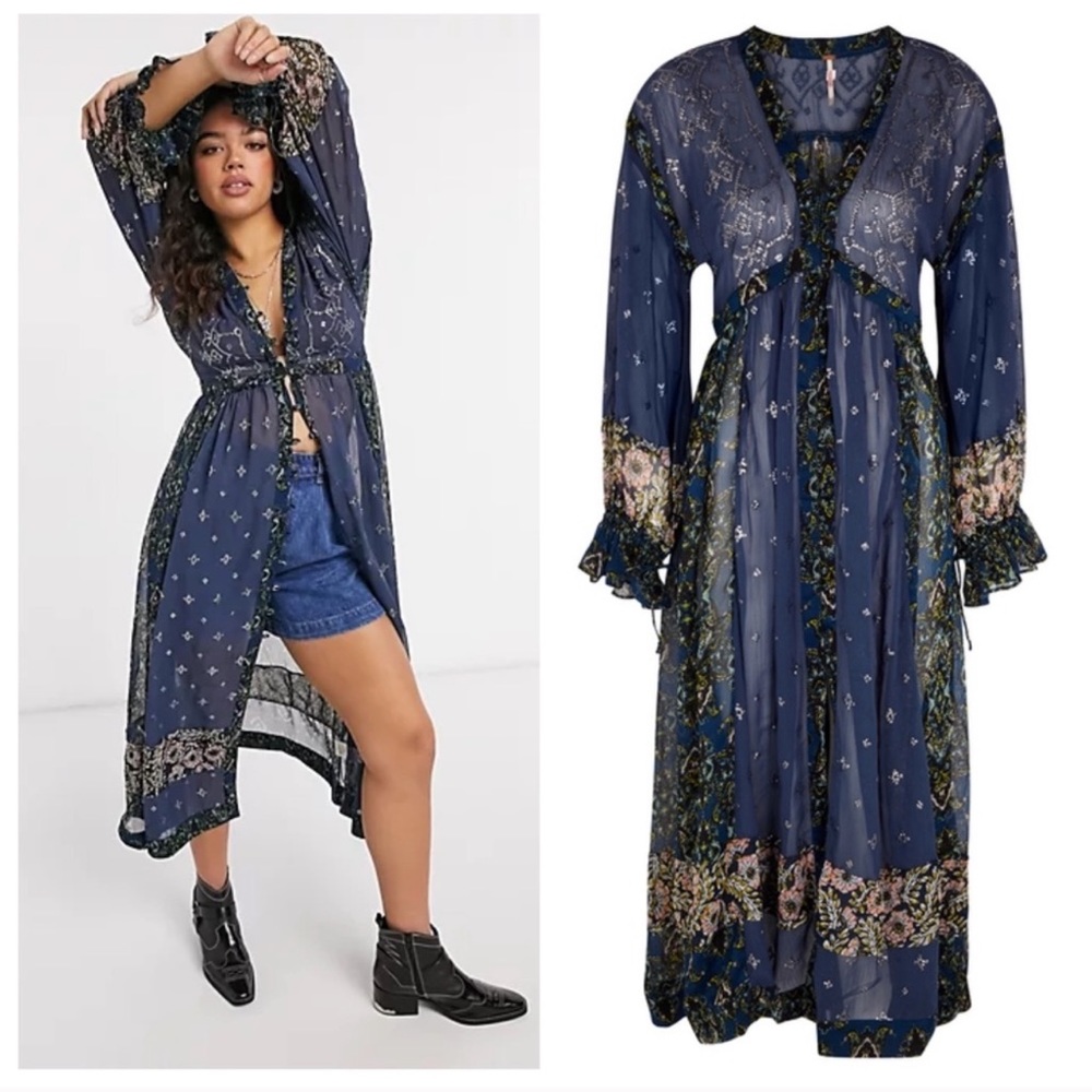 Free People Samira Maxi Top in Floral